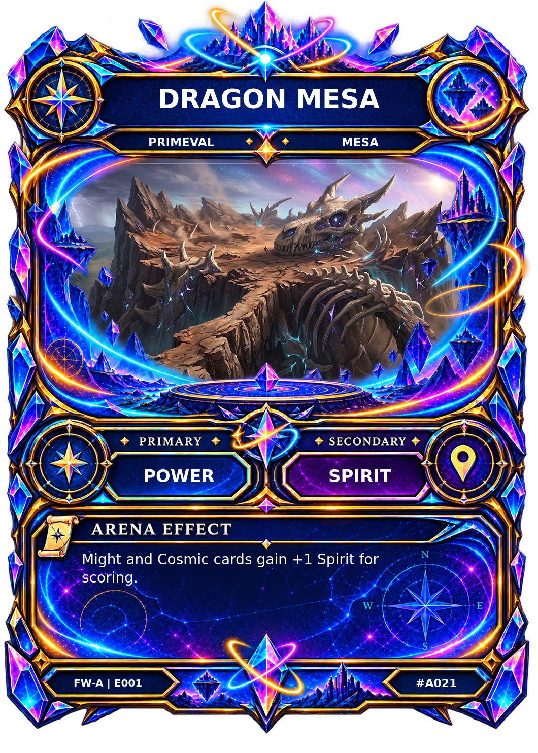 Rendered Dragon Mesa Arena card