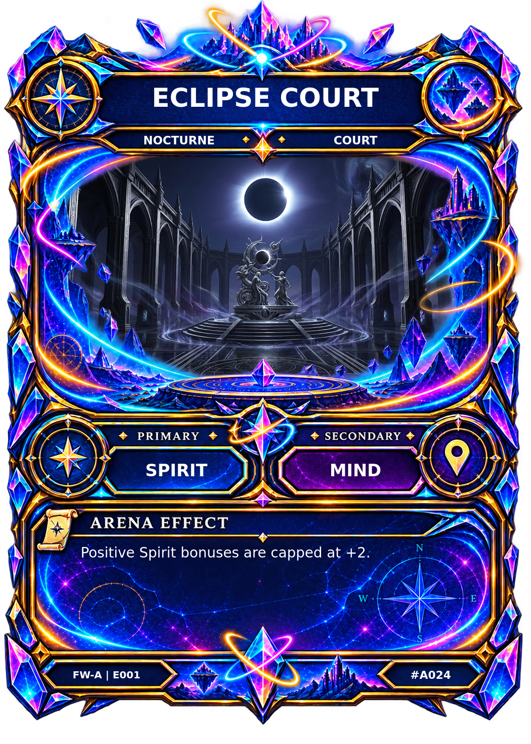 Rendered Eclipse Court Arena card
