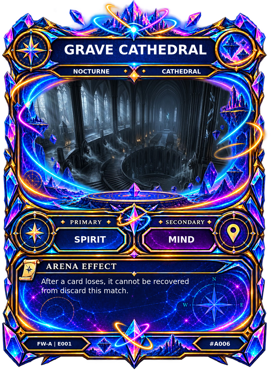 Rendered Grave Cathedral Arena card