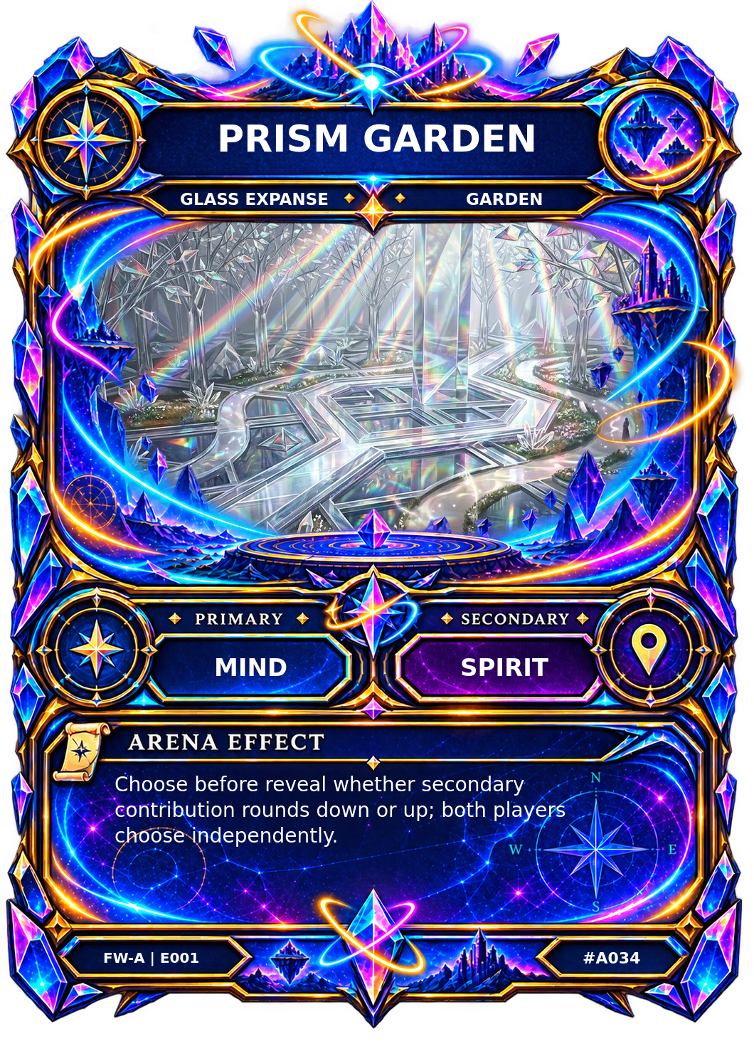 Rendered Prism Garden Arena card