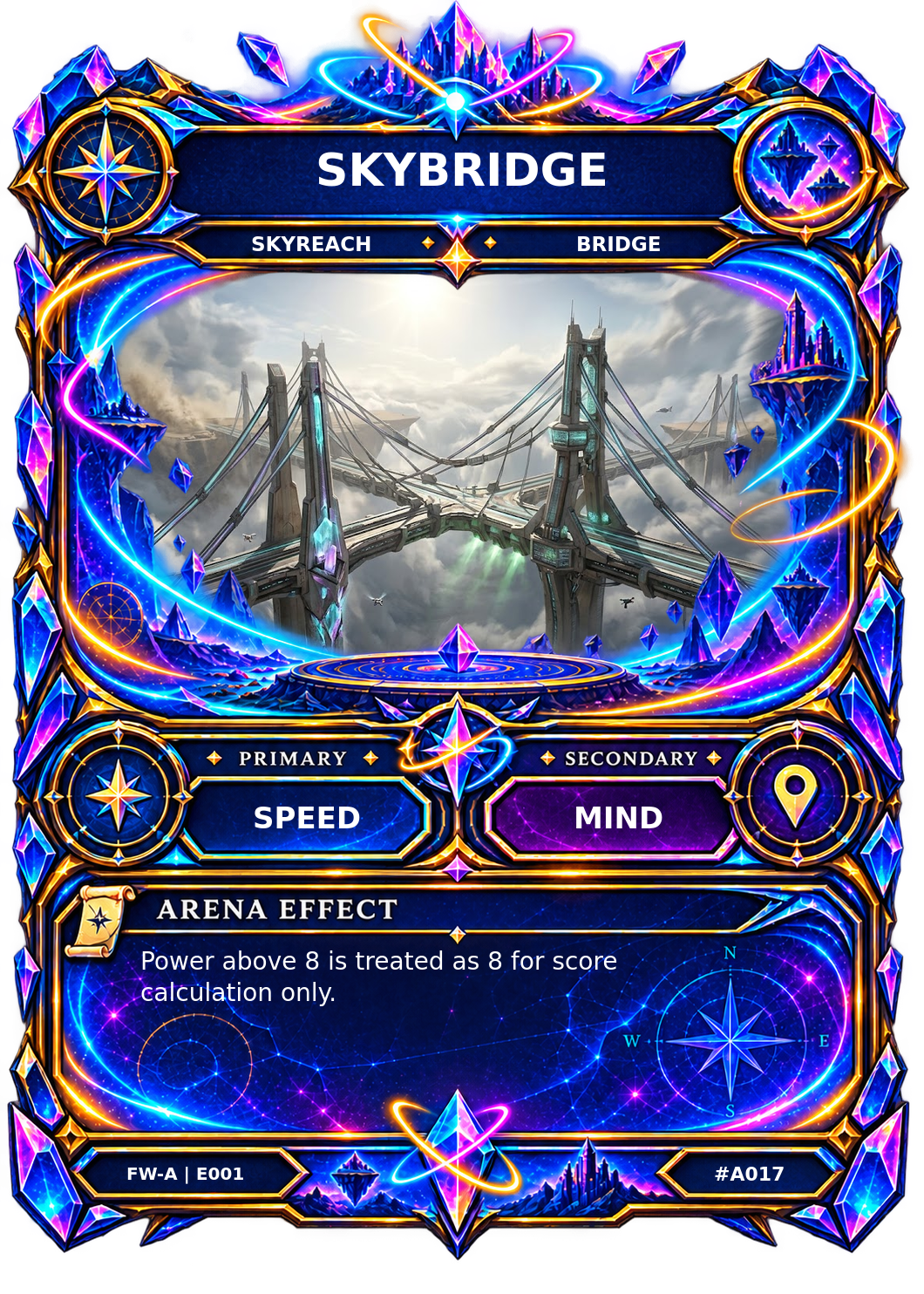 Rendered Skybridge Arena card