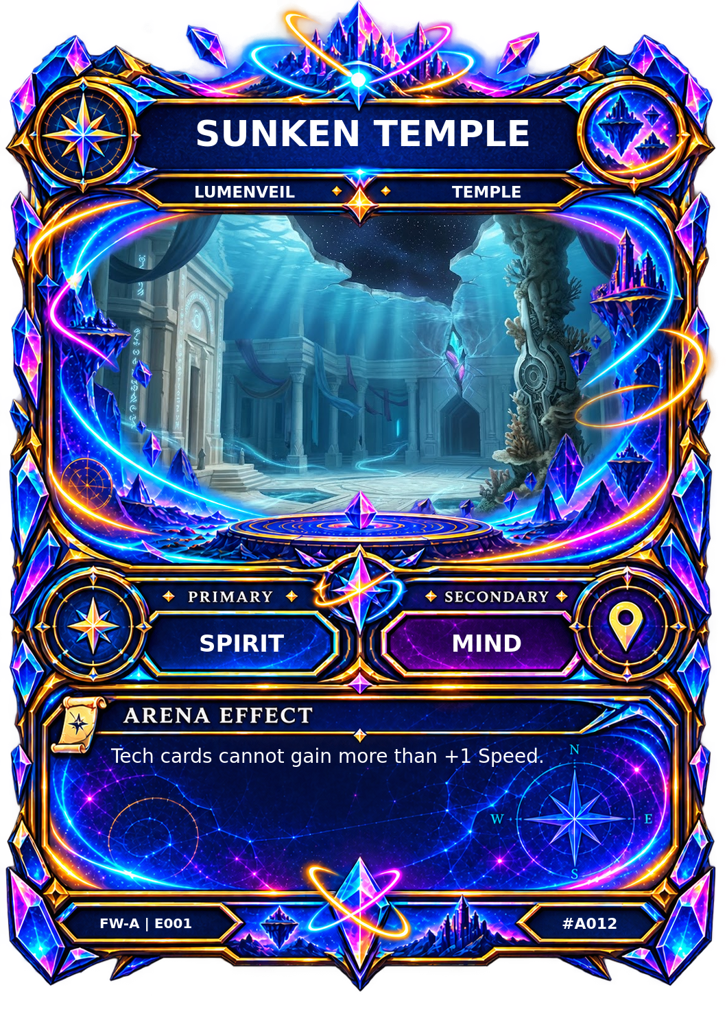 Rendered Sunken Temple Arena card