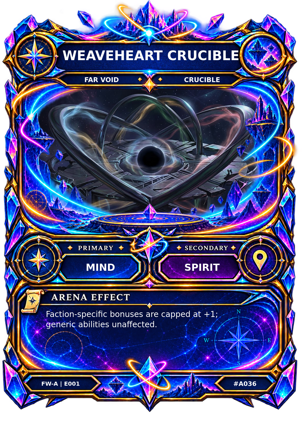 Rendered Weaveheart Crucible Arena card
