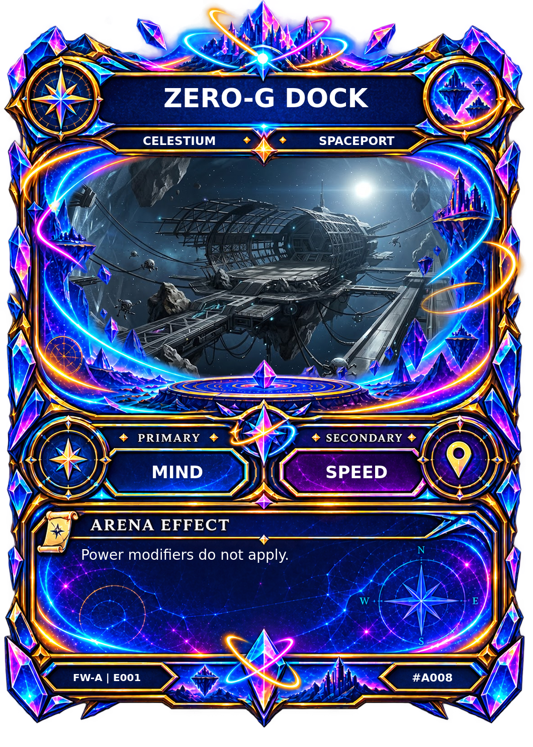 Rendered Zero-G Dock Arena card