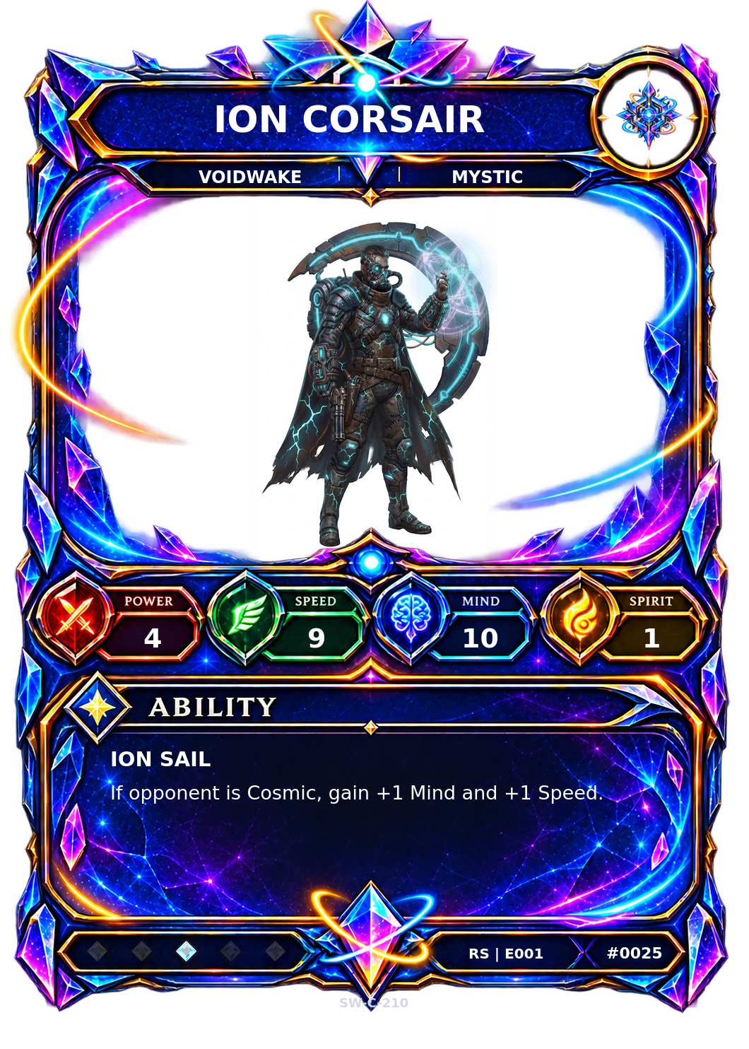 Rendered Ion Corsair Resonance Champion card