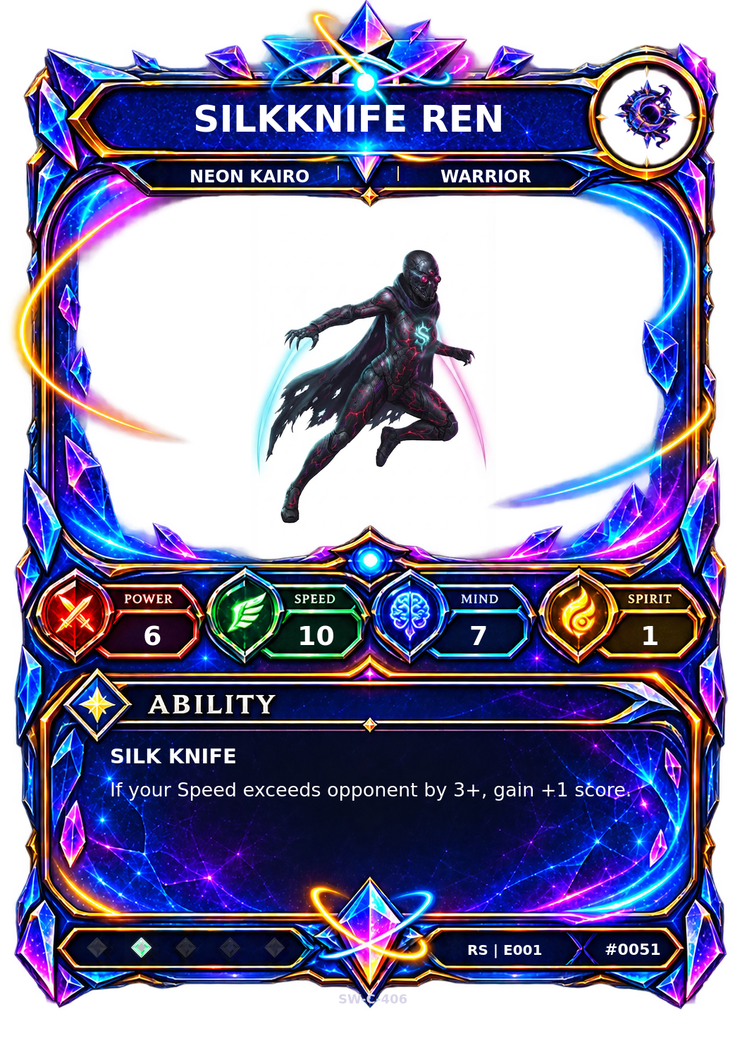 Rendered Silkknife Ren Resonance Champion card