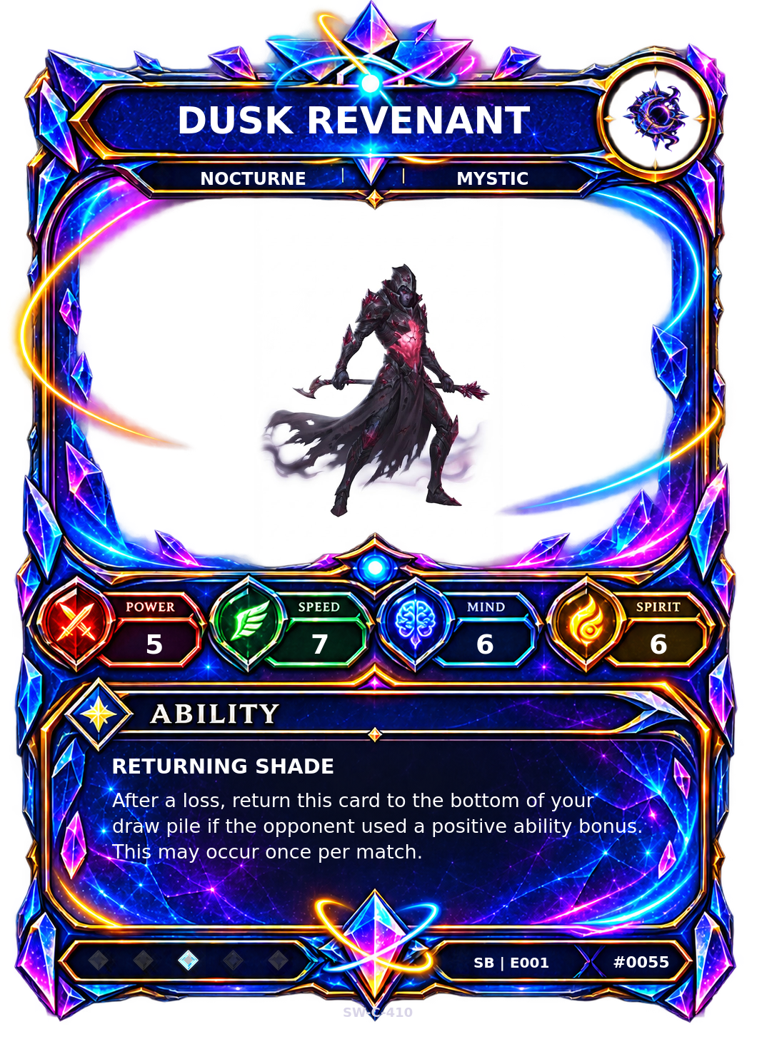 Rendered Dusk Revenant Shardbound Champion card