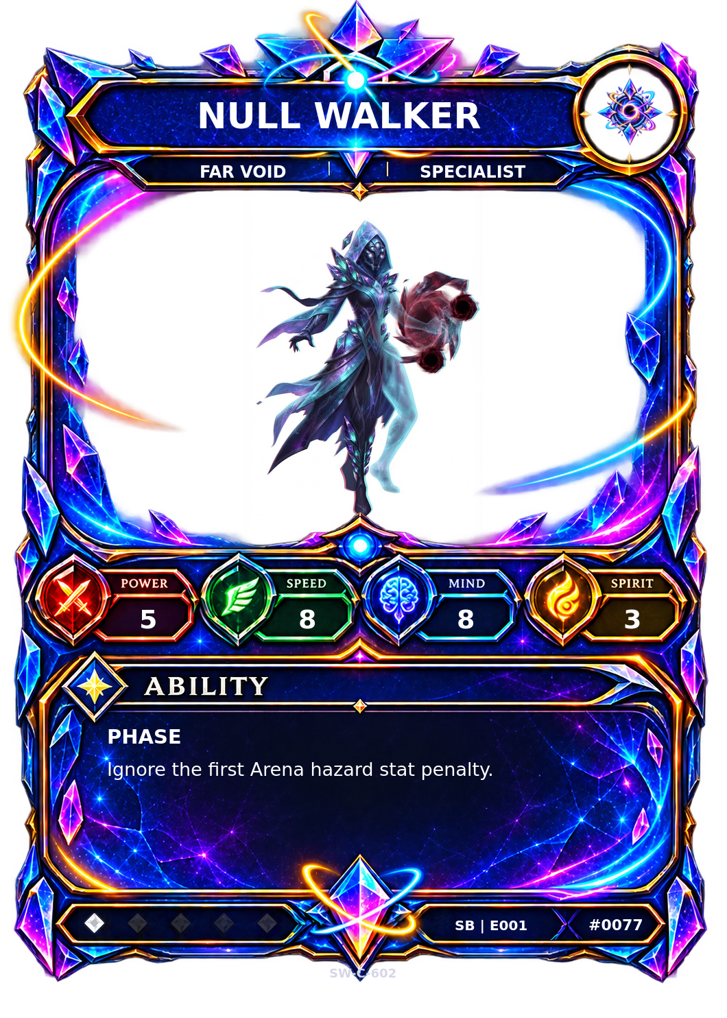 Rendered Null Walker Shardbound Champion card