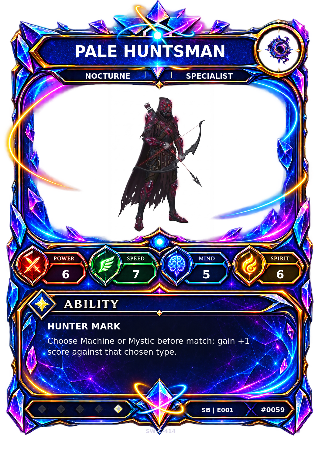 Rendered Pale Huntsman Shardbound Champion card