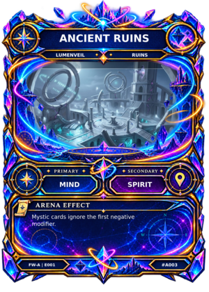 Rendered Ancient Ruins Arena card