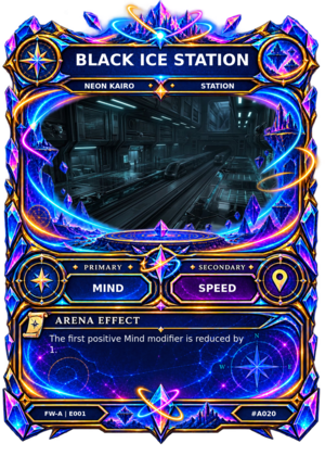 Rendered Black Ice Station Arena card