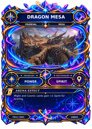 Rendered Dragon Mesa Arena card