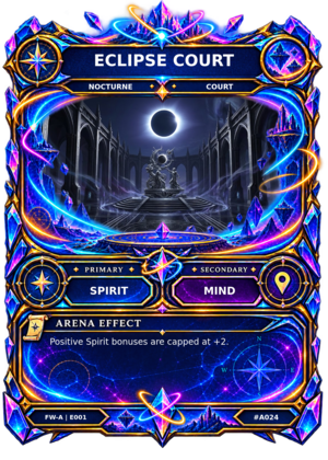 Rendered Eclipse Court Arena card
