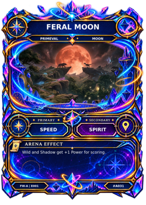 Rendered Feral Moon Arena card