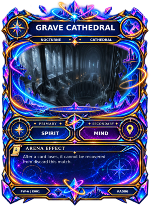 Rendered Grave Cathedral Arena card