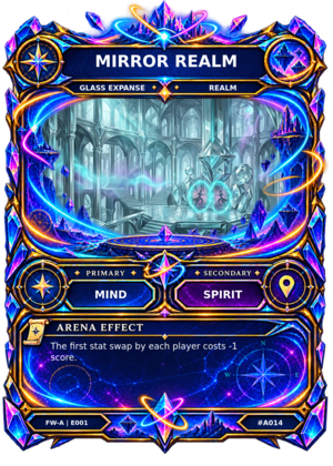 Rendered Mirror Realm Arena card