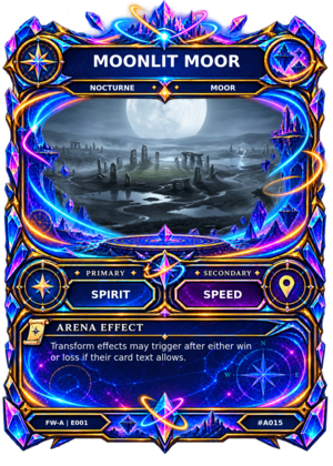 Rendered Moonlit Moor Arena card