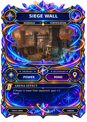 Rendered Siege Wall Arena card