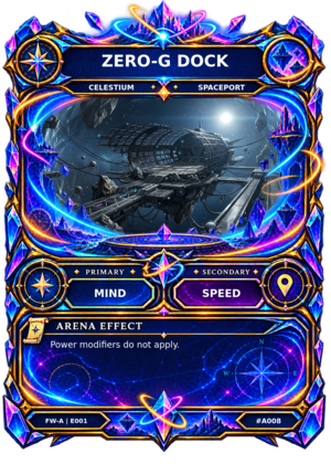 Rendered Zero-G Dock Arena card