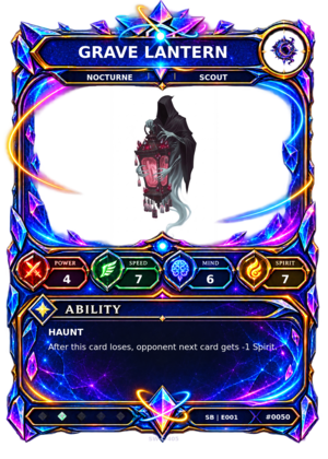 Rendered Grave Lantern Shardbound Champion card